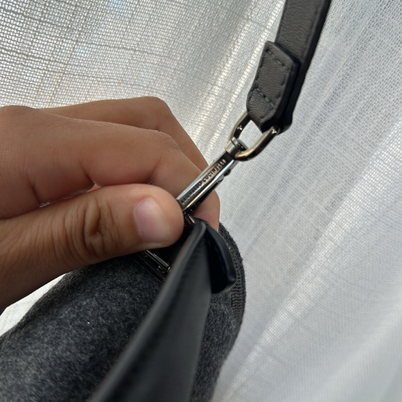 BRUNELLO CUCINELLI Quilted Wool and Leather Top-handle Bag W/ Monili Trim - Picture 14 of 16